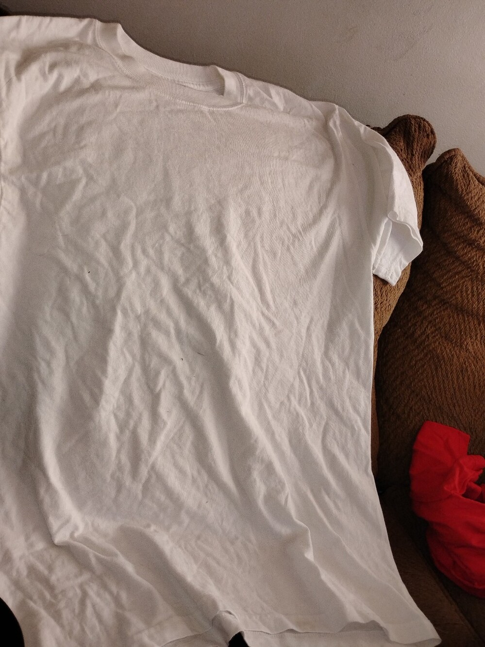 Kirkland Signature White Short Sleeve Crewneck T-shirt